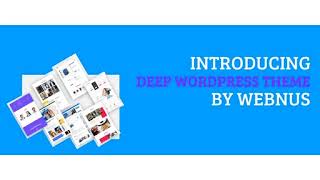 Creative Multi-Purpose WordPress Theme - Deep