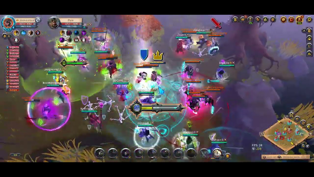 F4F Ally vs Keybump | Caller POV | Albion Online zvz