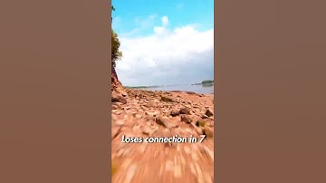 Dji FPV Drone Loses Connection! 😳 #shorts