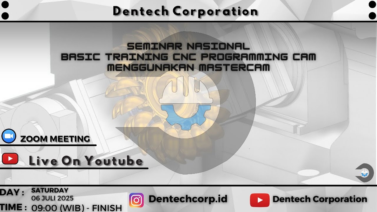 BASIC TRAINING CNC Programming CAM Menggunakan MasterCAM