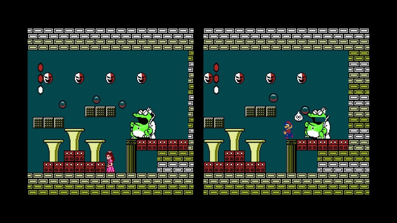 Super Mario Bros. 2 (USA) - Level 7-2 - Dual-Sync