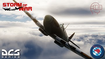DCS WW2 - First Virtual Reality Spitfire Combat Video