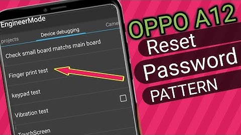 Unlock Oppo A12 Password in just 2 minutes without Computer@MindThunder