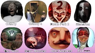 Granny, Granny 4, Death Park 2, Slendrina, The Twins, Scary Mansion, Evil Nun, Hello Neighbor Games screenshot 5