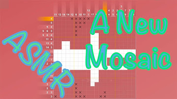 Whispered Puzzle ASMR 🎧 ~ Nonogram ~ Pictopix Mosaic 3 Puzzle 1