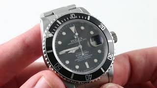 Rolex Submariner "Tiffany Dial" (VINTAGE) 16800 Luxury Watch Reviews