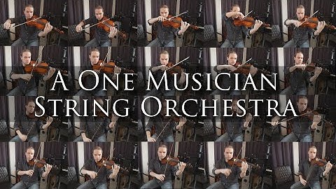 Recording A Full String Section For A Rock Song | One Man Orchestra with Chin Cello, Viola & Violin
