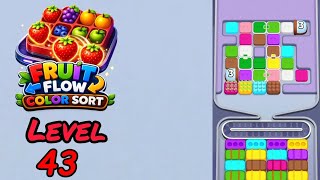 Fruit Flow Color Sort Level 43 Walkthrough