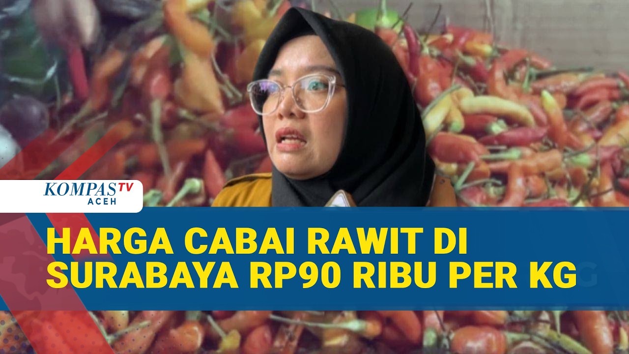 Harga Cabai Rawit di Pasar Wonokromo Surabaya Melonjak Rp90 Ribu per Kg