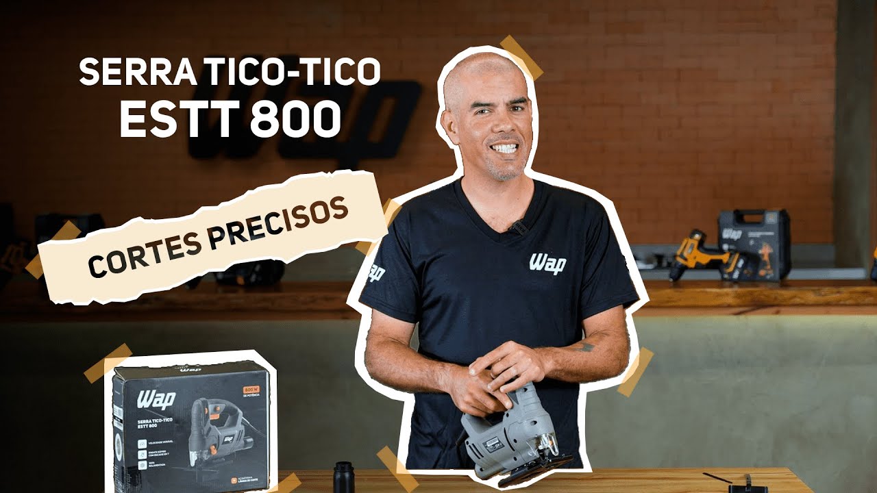 Serra tico tico WAP ESTT 800 | Academy - YouTube