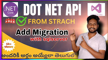 Add-Migration not working in asp.net core | Add-migration | Code First Approach @tejabhaiupdates