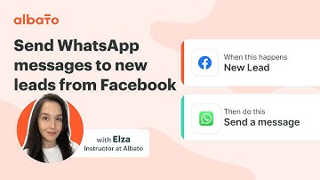 Send Automated WhatsApp Messages to your Facebook Leads #whatsapp #facebook #integration