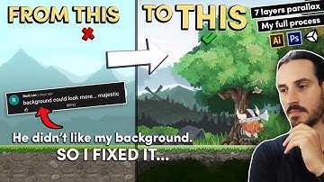 Making a Background BEAUTIFUL (My full process)