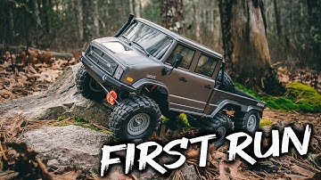 Axial SCX10 II 6x6: Stock First Woods Run