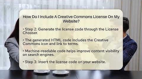 How Do I Include A Creative Commons License On My Website? - Everyday-Networking