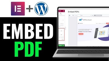How To Embed PDF In WordPress Elementor 2025 (Detailed Guide)