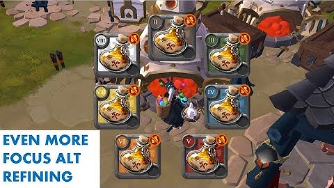 Even More Focus Alt Refining in Albion Online