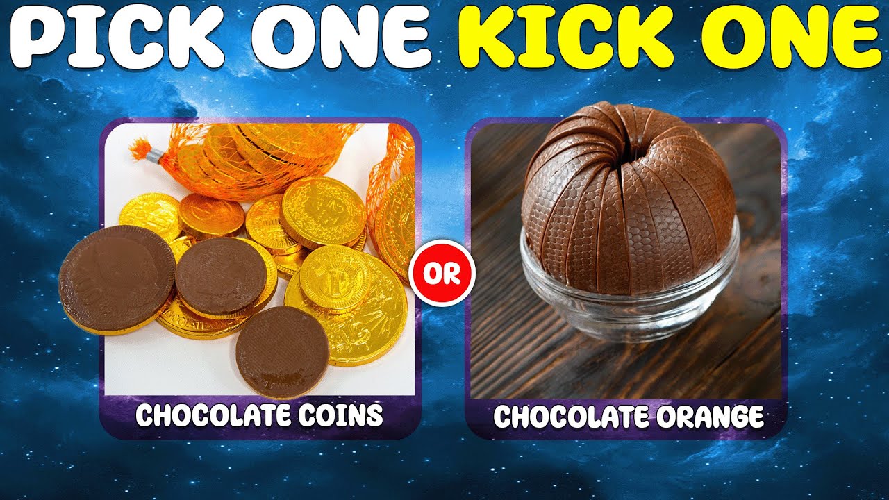Pick One Kick One - Sweets & Candy 🍫🍬| Quiz Heat
