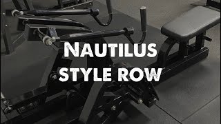 NAUTILUS LOW ROW TUTORIAL