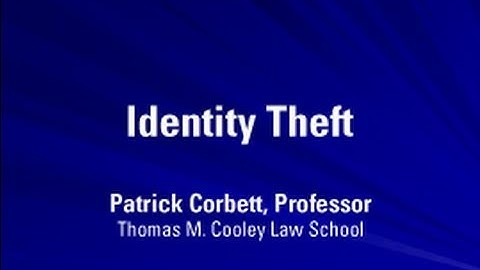 Identity Theft | Cyber Bullying and Other High Tech Crimes Involving Michigan Kids