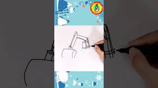 Excavators #drawing #shorts #coloring #excavator #kidsdrawing Update
