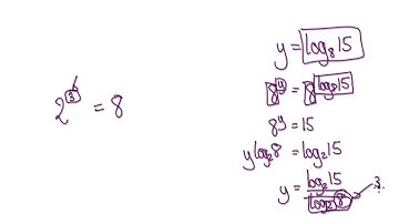 Video 1318.2 - Change of base formula - Logarithms