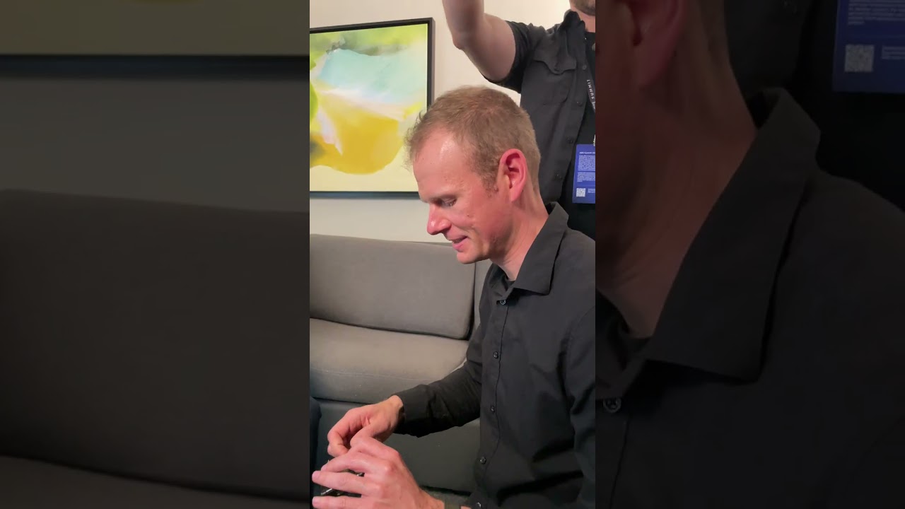 Behind the scenes on the AWS shoot, clip 6