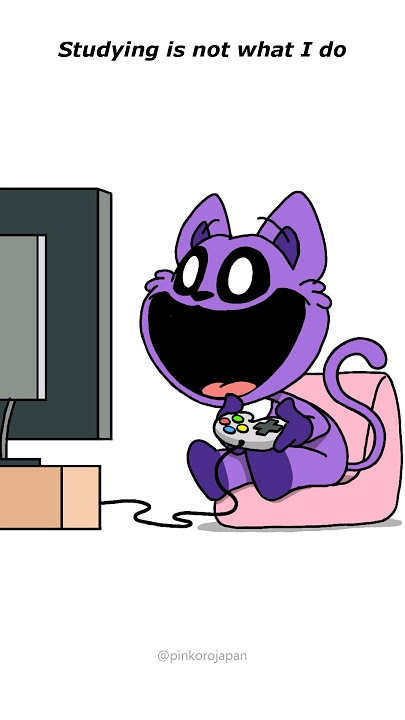 CatNap Don't Like To Study（The Study Song @TheManniiShow Smiling Critters version）#animation #memes