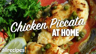 How to Make Chicken Piccata WithMe | At Home Recipes | 