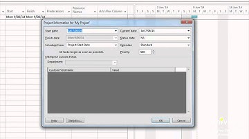 Using Calendars in Microsoft Project 2013