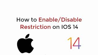 how to enable/disable restrictions on iphone ios 14