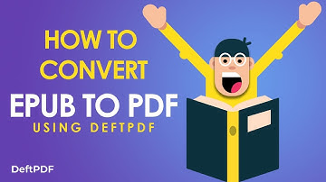 How to convert ePub to PDF using DeftPDF