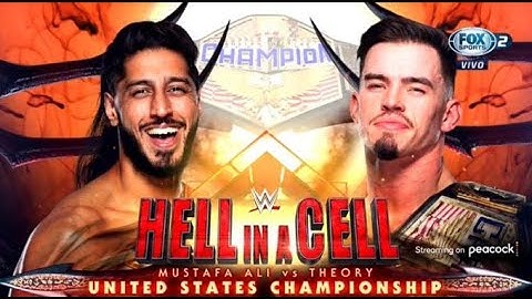 WWE Hell in a Cell 2022 Mustafa Ali vs Theory 2K22 Simulation
