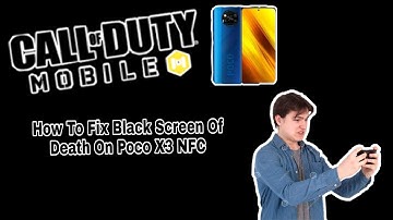 How to Fix Poco X3 NFC Black Screen On Cod Mobile | No Need Clear data | Poco X3 or Any Android