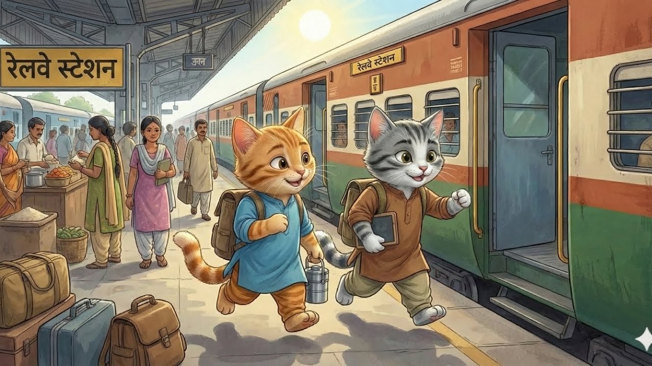 New Ai Cats Village Life Camping 🥰