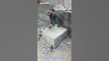 Mastering the Art of Stone Splitting: Transforming Raw Material