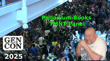 Teenage Mutant Ninja Turtles Panel from Gen Con #ttrpg Palladium Books
