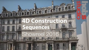4D Construction Sequences Showreel - Hobs Studio 2016