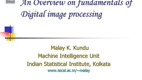 Image Processing & wavelets