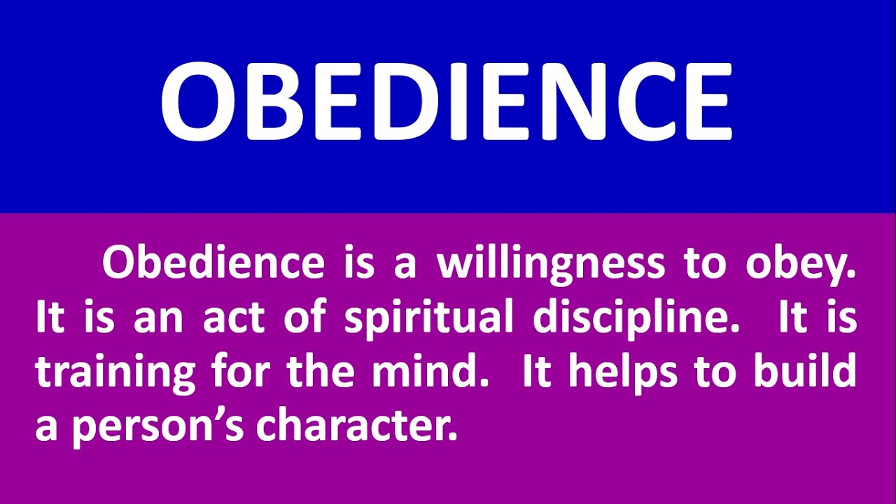 essay on obedience to authority