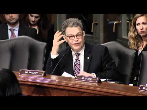 Sen. Franken Questions Witnesses during Judiciary Committee Hearing