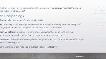 Fix Pipenv Shell Command Issues: Redirect to Existing venv