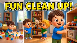 Cleanup Crew | Kids Learn to Tidy Their Room with This Fun Song