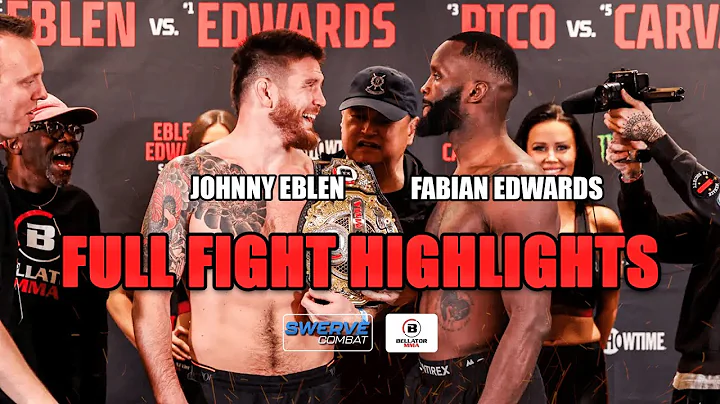 Johny Eblen vs. Fabian Edwards | Bellator 296 | FULL FIGHT HIGHLIGHTS