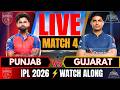 IPL 2026 Live: Punjab Kings vs Gujarat Titans 🏏