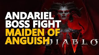 Andariel Boss Fight Diablo 4 Maiden of Anguish