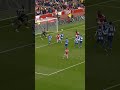 CROSSBAR HIT TWICE BEFORE LONG GOAL!