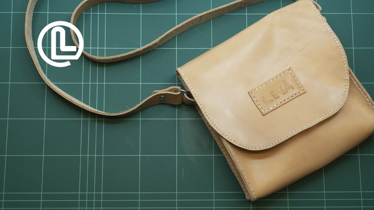 Lav en læder taske | Læderarbejde for begyndere | Linå DIY