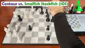 DGT Centaur Chess vs  Smallfish Stockfish Engine -- Gadgetify