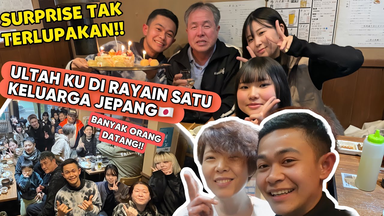 SURPRISE ULTAH KU DARI KELUARGA JEPANG🇯🇵GAK NYANGKA SEGINI SPESIALNYA🎉🍻